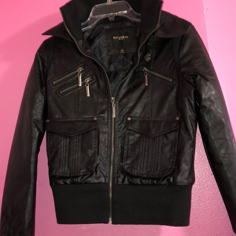 RocaWear Leather jacket 🔥